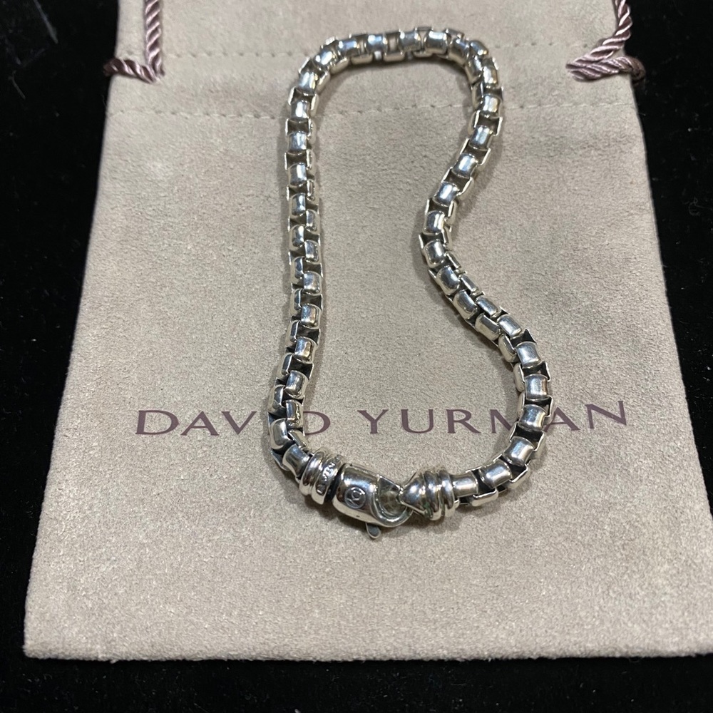 David Yurman 5mm Box Chain Men’s Bracelet …
